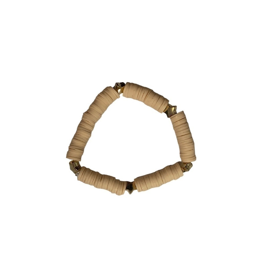 Tan with stars bracelet